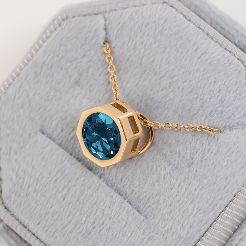 Natural Topaz Pendant