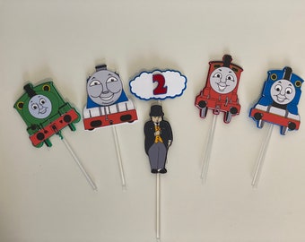 Thomas and friend cupcake Topper