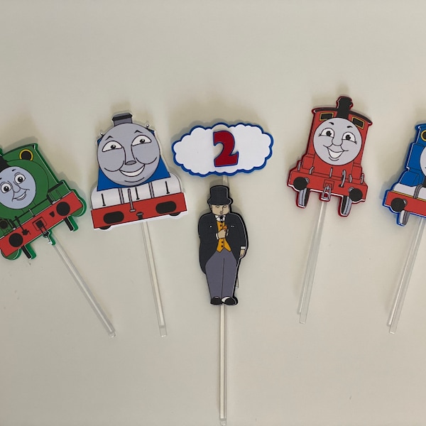 Thomas and friend cupcake Topper