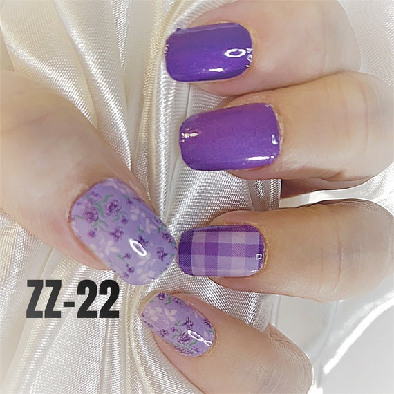 Top 30 Prettiest Lavender Nail Design Ideas (2023 Update) | Lavender nails,  Fancy nail art, Silver nail designs