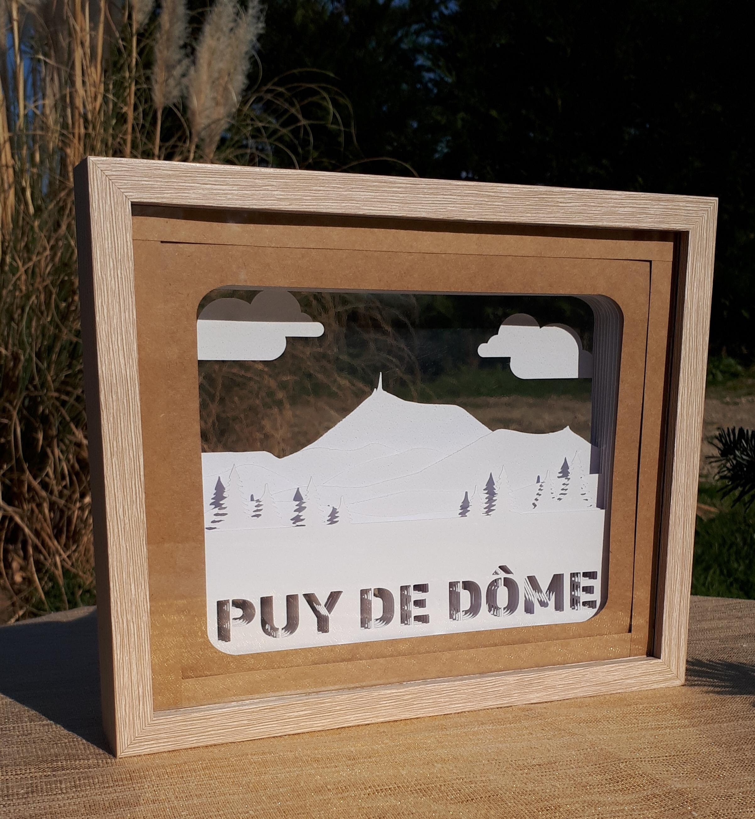 Cadre 3D Chaîne Des Puys