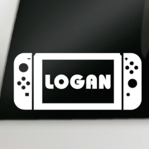 Custom Name Vinyl Gamer Game Controller Decal