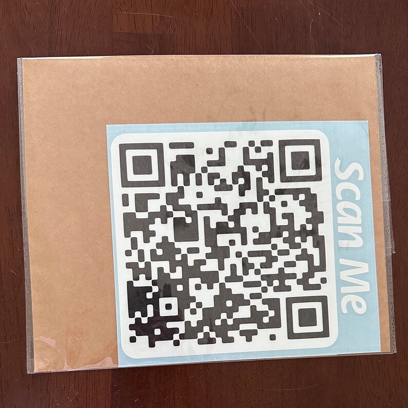 Custom QR Code Car Decal, Scan Me Sticker, Business Promotion Vinyl ...