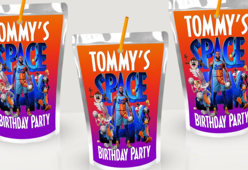 Space Jam Capri Sun Label Space Jam 2 Space Jam Party image 0