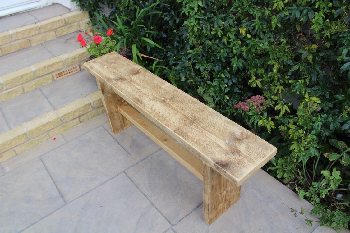 Scaffold Board Bench Garden Bench Pub Bench Wooden Bench Indoor and Outdoor  Use 