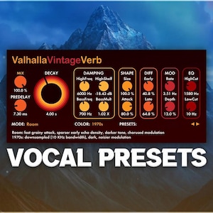Valhalla VintageVerb is a powerful reverb plugin designed to deliver lush, atmospheric sound inspired by vintage digital hardware from the 1970s and 1980s. With 18 high-quality reverb algorithms including plate, room, hall, chamber, and nonlinear modes, it offers deep control over decay, modulation, tone shaping, and diffusion. Ideal for music production, mixing, and sound design, it enhances vocals, drums, synths, and more. Perfect for achieving retro or modern ambience