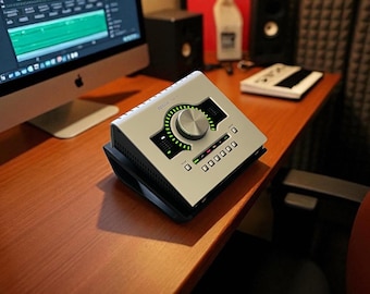 Ergonomic Apollo Twin Desk Stand - Studio Mount for Universal Audio Interface