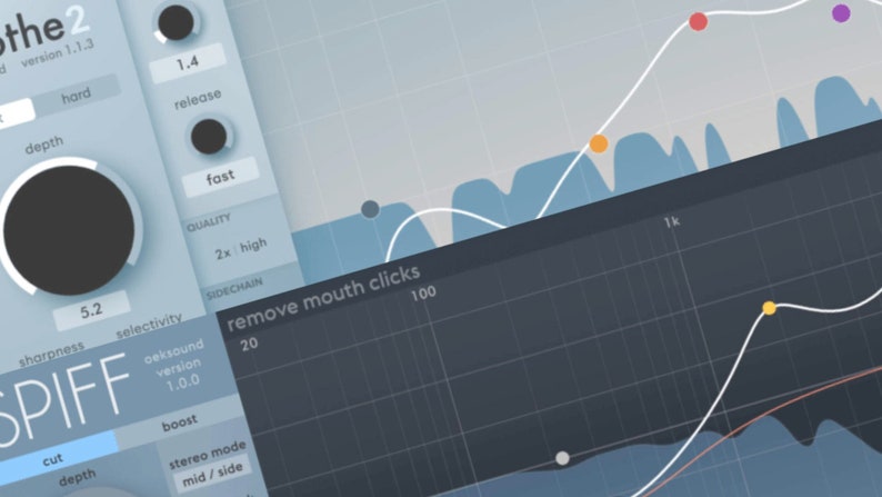 Screenshot of Soothe2 plugin interface by oeksound, showcasing advanced dynamic resonance suppression with intuitive controls for frequency and intensity. Designed to reduce harshness and unwanted frequencies in vocals, instruments, and mixes