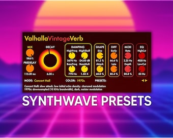 Valhalla VintageVerb | Synthwave Reverb Presets