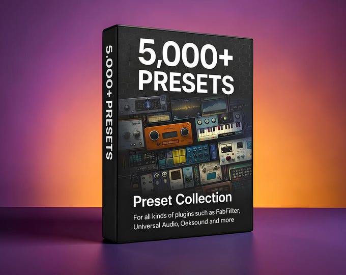 5,000+ VST Plugin Presets Bundle | Ultimate Mixing, Mastering Pack for Music Producers