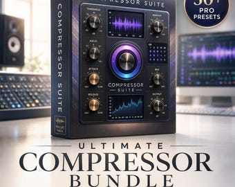 Pacchetto di preset per compressore / Mixaggio voce, batteria e basso, mastering / Pro-C, LA-2A, Shadow Hills
