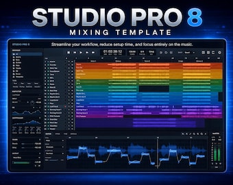 Studio Pro 8 Mixing Template | Professional Music Production Workflow