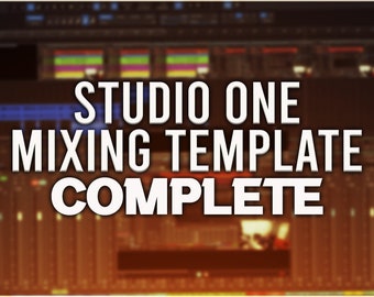 Studio One 6 - Professional Mixing Template