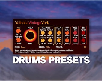 Valhalla VintageVerb | Drums Presets Pack