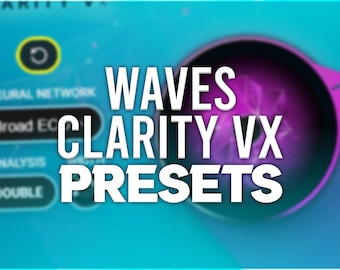 Waves Clarity Vx - Preset Pack