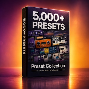Pack de plus de 5 000 préréglages de plugins VST | Mixage, Mastering, Voix, Batterie, Guitare, Basse, Piano et Effets