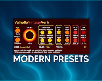 Valhalla VintageVerb | Modern Reverb Presets