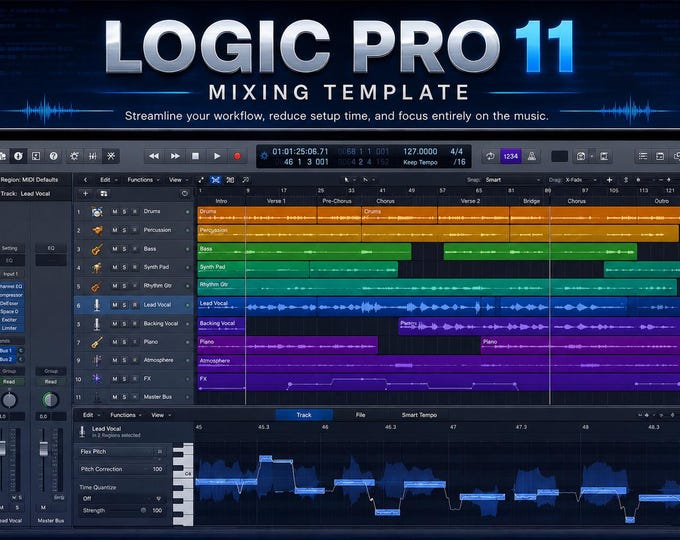 Logic Pro 11 | Professional Mixing Template