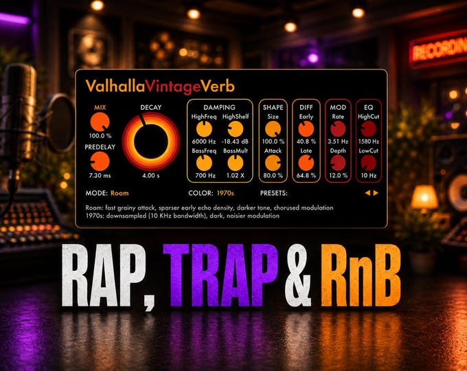 Valhalla VintageVerb | Rap, Trap & RnB Vocal Presets