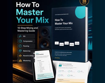 How To Master Your Mix | 10-Step Mixing and Mastering Guide - Producer eBook (PDF)