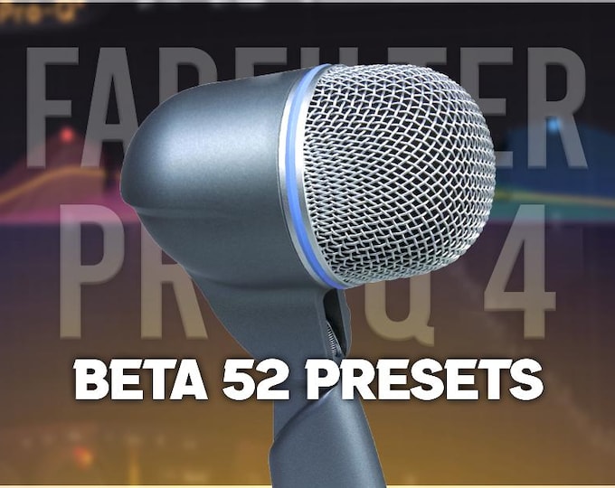 FabFilter Pro-Q 4 | Shure Beta 52A Presets