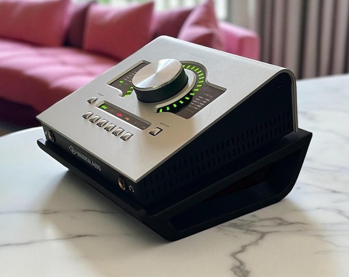 Ergonomic Apollo Twin Desk Stand - Studio Mount for Universal Audio Interface