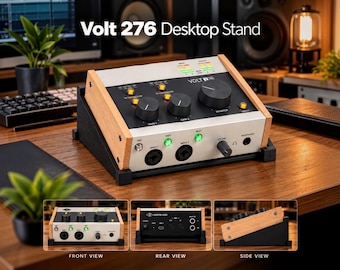 Universal Audio Volt 276 Stand | Angled Desktop Riser - Audio Interface Holder