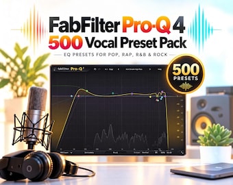 FabFilter Pro-Q 4 | Complete Preset Pack - 500 Presets for Rap, Pop, R&B