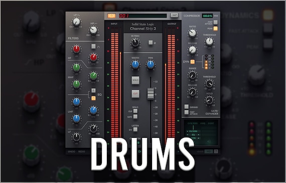 SSL Native Channel Strip 2 | Drums Presets