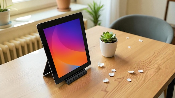 Universal Tablet Desk Stand | Ergonomic Mount For All iPad, Samsung & Microsoft Tablets