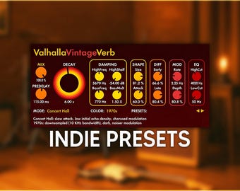 Valhalla VintageVerb | Indie Reverb Presets