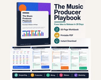 The 30-Day Music Producer Playbook (PDF Download)