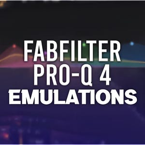FabFilter Pro-Q 4 / Preset di emulazioni