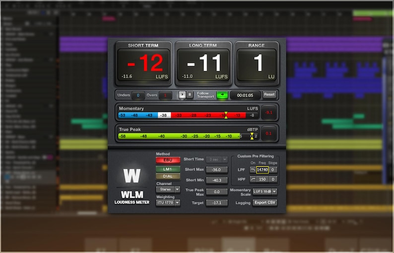 Waves WLM Loudness Meter | Preset Pack - Etsy