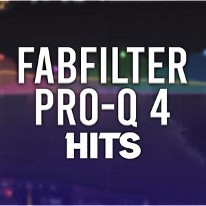 May include: A white text graphic on a purple background with the text "FABFILTER PRO-Q 4 HITS".