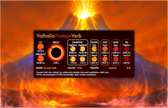 Valhalla VintageVerb | Preset Pack