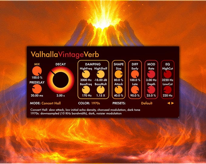 Valhalla VintageVerb | Preset Pack