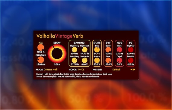 Valhalla VintageVerb | Preset Pack