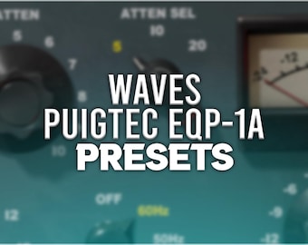 Waves PuigTec EQP-1A EQ | Preset Pack
