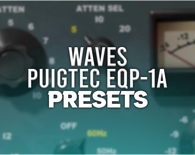 Waves PuigTec EQP-1A EQ | Preset Pack