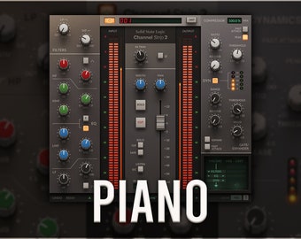 SSL Native Channel Strip 2 | Piano Presets
