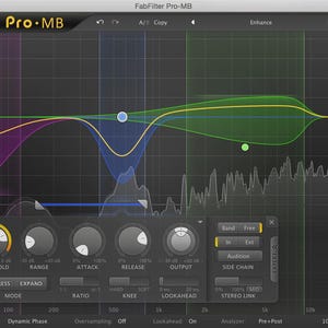 FabFilter Pro-MB is a powerful multiband compressor and expander, offering precise dynamic control with freely adjustable bands, linear-phase and minimum-phase modes, and intuitive visual feedback. Ideal for mixing and mastering, it allows transparent compression, de-essing, and dynamic EQ shaping to enhance clarity, balance, and punch. With its advanced sidechain options and flexible interface, Pro-MB is a go-to tool for detailed dynamic processing in any genre