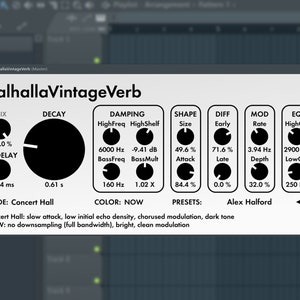 Valhalla VintageVerb is a powerful reverb plugin designed to deliver lush, atmospheric sound inspired by vintage digital hardware from the 1970s and 1980s. With 18 high-quality reverb algorithms including plate, room, hall, chamber, and nonlinear modes, it offers deep control over decay, modulation, tone shaping, and diffusion. Ideal for music production, mixing, and sound design, it enhances vocals, drums, synths, and more. Perfect for achieving retro or modern ambience