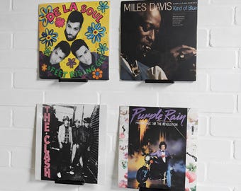 Vinyl Record Wall Mount | Minimalist LP Holder | Modern Wall Display & Storage