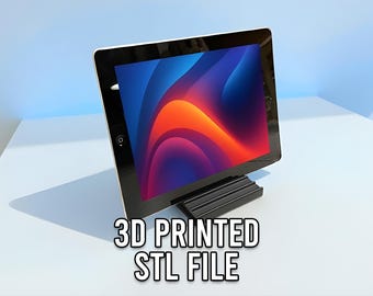3D Print STL File For Tablet Stand | Mount For iPad, Samsung & Microsoft Tablets