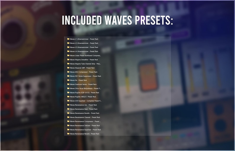 Waves Audio is a leading developer of VST plugins widely used in music production mixing mastering and post-production offering a vast catalog of processors modeled after iconic analog hardware and modern digital tools Featuring EQs compressors reverbs delays saturation noise reduction vocal processors and creative effects Waves plugins provide professional clarity punch warmth and versatility trusted by producers engineers and sound designers across every genre