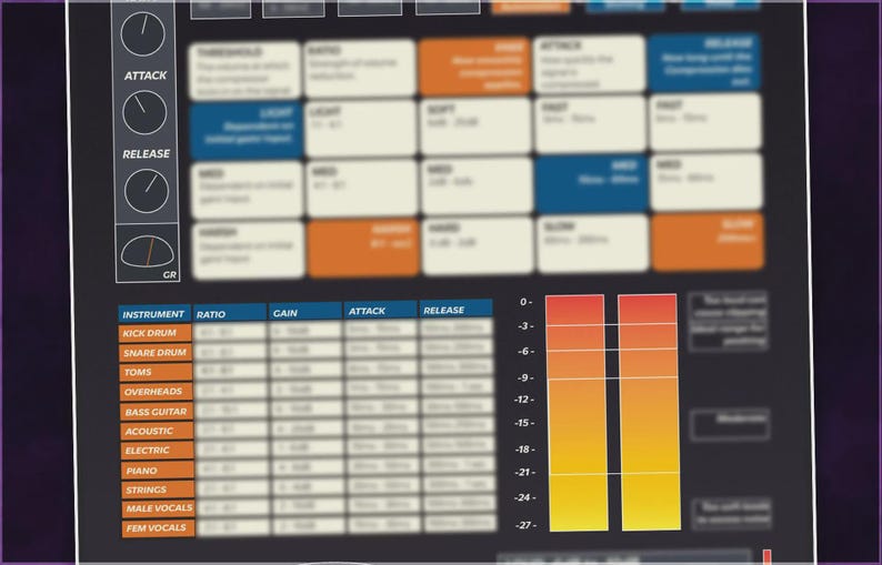 Mixing/Mastering Cheat Sheet - PDF is an essential guide covering EQ, compression, reverb, and leveling tips for a polished mix. Featuring frequency charts, dynamic range guidelines, and mastering essentials, this PDF helps producers achieve clarity, balance, and professional-quality sound efficiently
