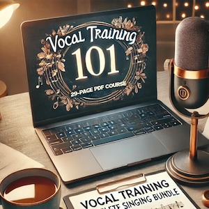 Vocal Training 101 PDF | Complete Singing Bundle | Learn Vocal Warm-Ups, Pitch, Range & Control