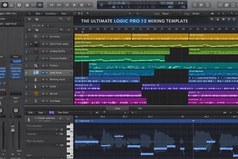Logic Pro 12 | Professional Mixing Template - Etsy