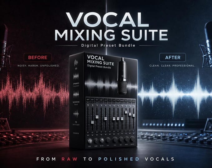 Complete Vocal Chain Preset Bundle | Antares Auto-Tune, FabFilter Pro-Q 4, Waves Tune, Oeksound Bloom | Vocal Mixing Presets